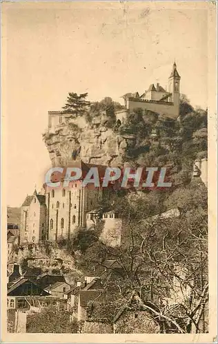 Cartes postales Rocamadour Les eglises et le Chateau