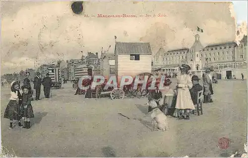 Cartes postales Malo les Bains Sur le Sable