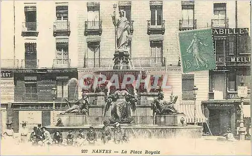 Cartes postales Nantes La Place Royale