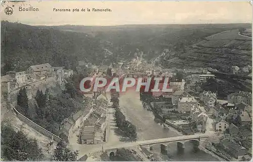 Cartes postales Bouillon Panorama pris de la Ramonette