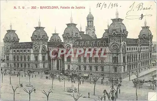 Ansichtskarte AK Barcelona Palacio de Justicia