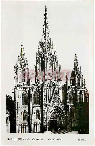 Cartes postales Barcelona Cathedrale Guilera