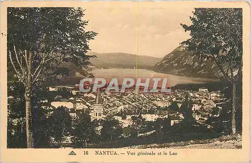 Cartes postales Nantua Vue generale et le Lac