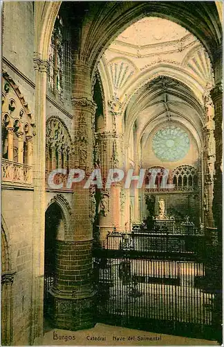 Ansichtskarte AK Burgos Catedral Nave del Sarmental