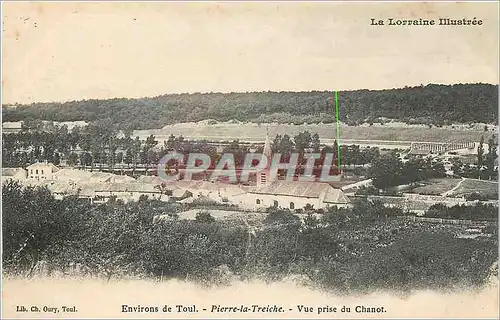 Cartes postales Environs de Toul Pierre la Treiche Vue prise du Chanot