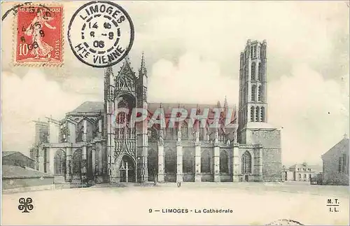 Cartes postales Limoges La Cathedrale