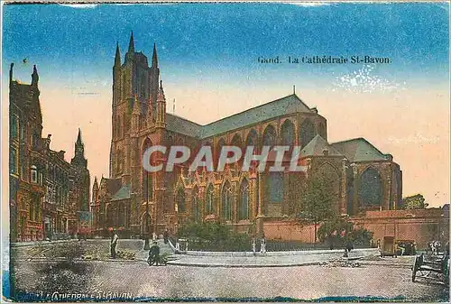 Cartes postales Gand La Cathedrale St Bavon