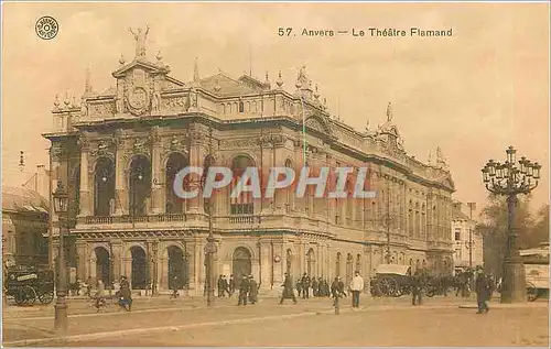 Cartes postales Anvers Le Theatre Flamand