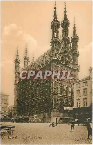 Cartes postales Louvain Hotel de Ville