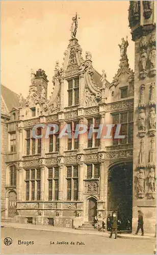 Cartes postales Bruges La Justice de Paix