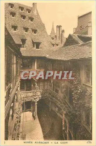 Cartes postales Musee Alsacien La Cour