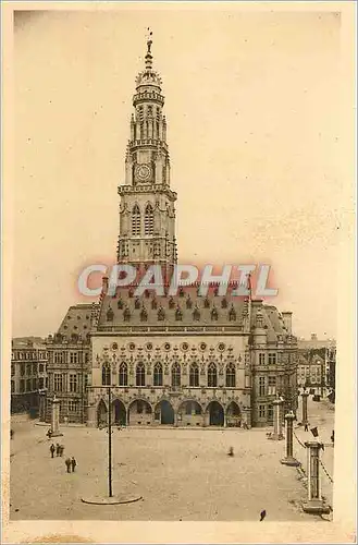 Cartes postales Arras Hotel de Ville et Beffroi Facade Principale