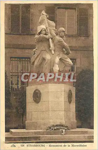 Cartes postales Strasbourg Monument de la Marseillaise