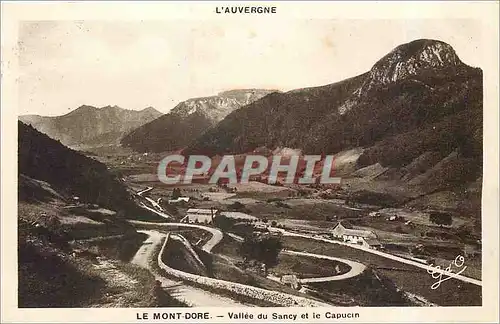 Ansichtskarte AK Le Mont Dore Vallee du Sancy et le Capucin