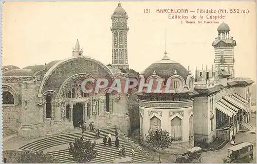 Ansichtskarte AK Barcelona Tibidabo Edificios de la Cuspide