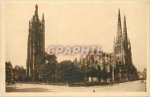 Ansichtskarte AK Bordeaux La Cathedrale et la Tour Pey Berland