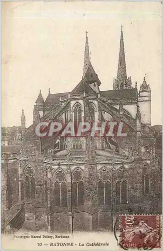 Cartes postales Bayonne La Cathedrale
