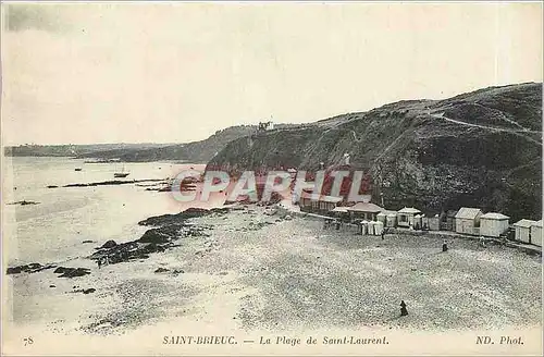 Ansichtskarte AK Saint Brieuc La Plage de Saint Laurent