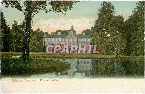 Cartes postales Schloss Favorite b Baden Baden