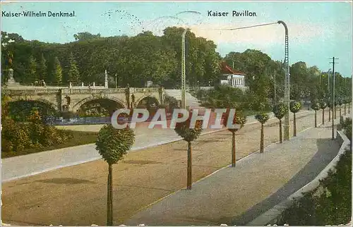 Ansichtskarte AK Kaiser Wilhelm Denkmal Kaiser Pavillon