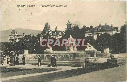 Cartes postales Baden Baden Josephinenbrunnen