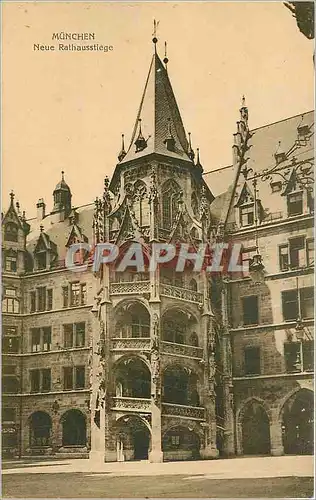 Cartes postales Munchen Neue Rathausstiege