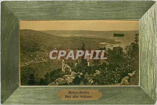 Cartes postales Baden Baden Das alte Schloss