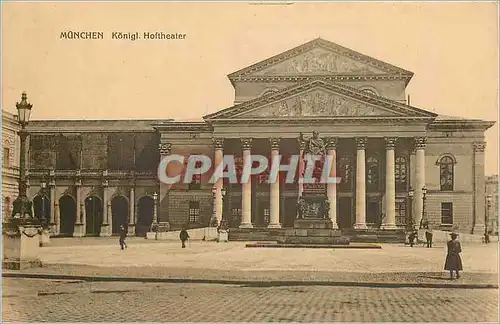 Cartes postales Munchen Konigl Hoftheater