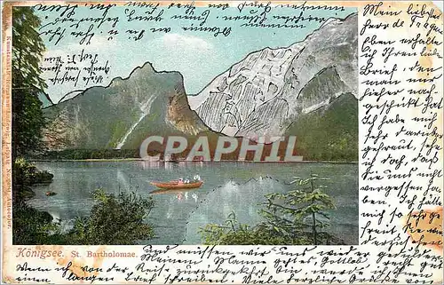 Cartes postales Konigsee St Bartholomae