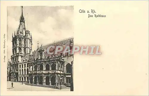 Cartes postales Coln a Rh Das Rathaus