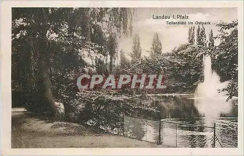 Cartes postales Landau i Pfalz Teilansicht im Ostpark