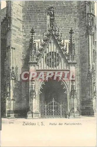 Cartes postales Zwickau Portal der Marienkirche