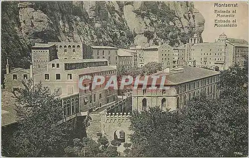 Cartes postales Montserrat Entrada al Monastir