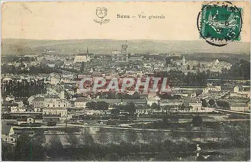 Cartes postales Sens Vue generale
