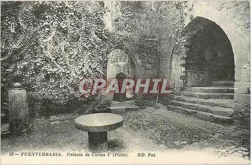 Cartes postales Fuenterrabia Palacio de Carlos V Patio