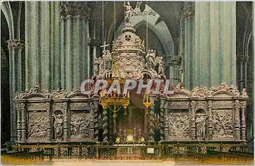 Ansichtskarte AK Zaragoza Altar dei Cristo