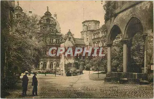 Cartes postales Heidelberg Der Schlosshof