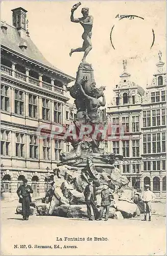 Cartes postales La Fontaine de Brabo Anvers