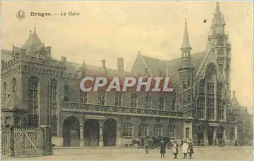 Cartes postales Bruges - La Gare