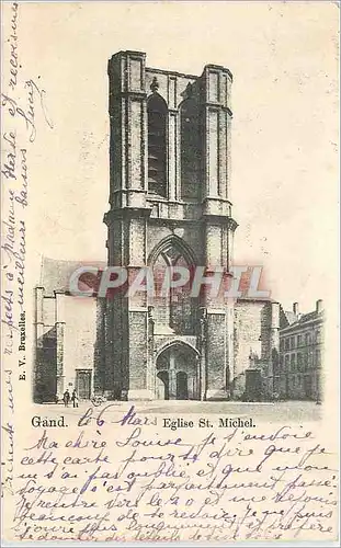 Cartes postales Gand - Eglise St-Michel