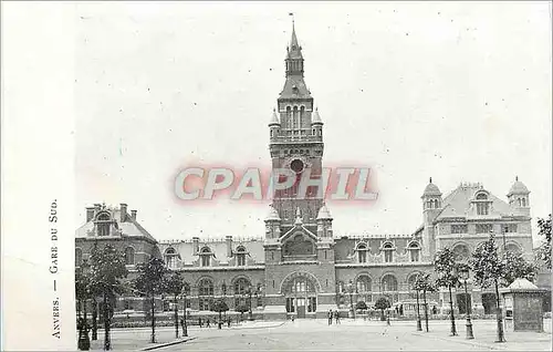 Cartes postales Anvers - Gare du Sud