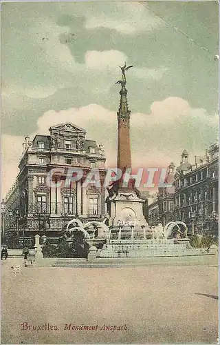 Cartes postales Bruxelles - Monument Anspach