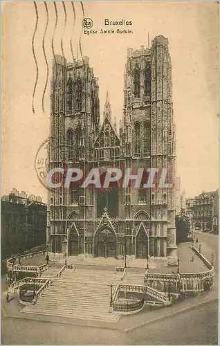 Cartes postales Bruxelles - Eglise Sainte-Gudule