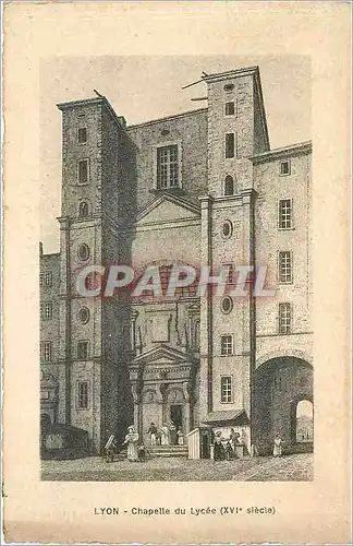 Cartes postales Lyon Chapelle du Lycee