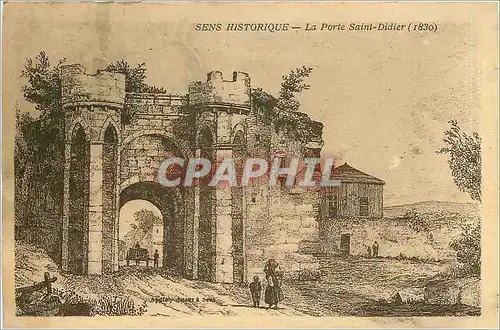 Cartes postales Sens Historique - La Porte Saint-Didier