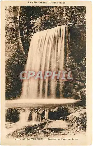 Ansichtskarte AK Ax-les-Thermes - Cascade du Parc du Trich