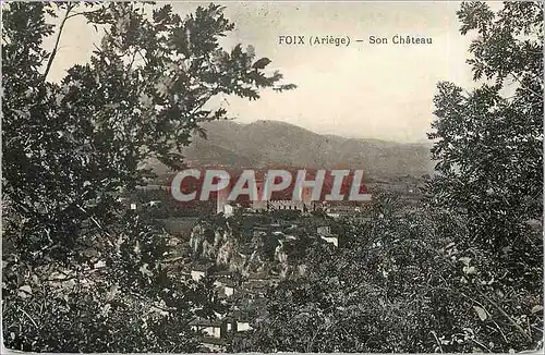 Cartes postales Foix - Son Ch�teau