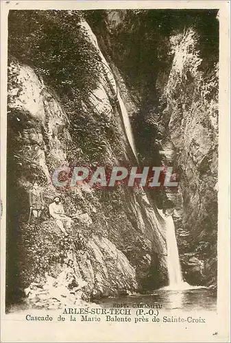 Cartes postales Arles-sur-Tech  Cascade de la Marie Balente pres de Sainte-Croix