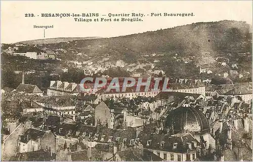 Ansichtskarte AK Besan�on-les-Bains - Quartier Ruty - Fort Beauregard Village et Fort de Bregille