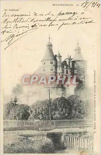 Cartes postales Montbeliard - Le Ch�teau